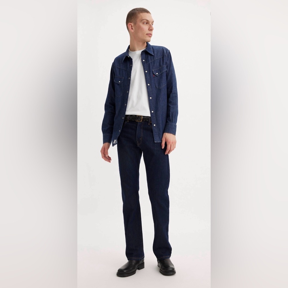 Levi's Men's Deep Indigo Straight Jeans